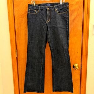 Levi's jeans, slight curve classic bootcut dark blue rinse, size 31 (12)